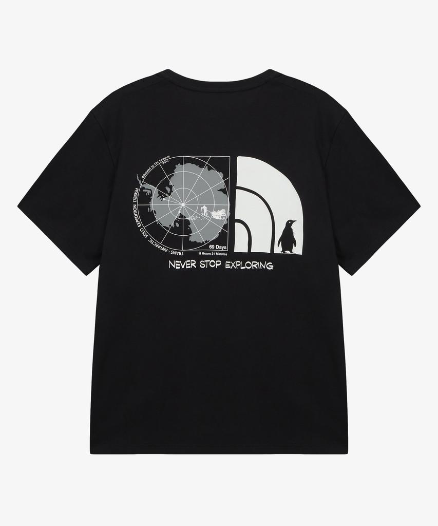 Noseupeiseu Nt7Us62A Men'S 69 Days Expedition Short Sleeve T-Shirt 1 Black