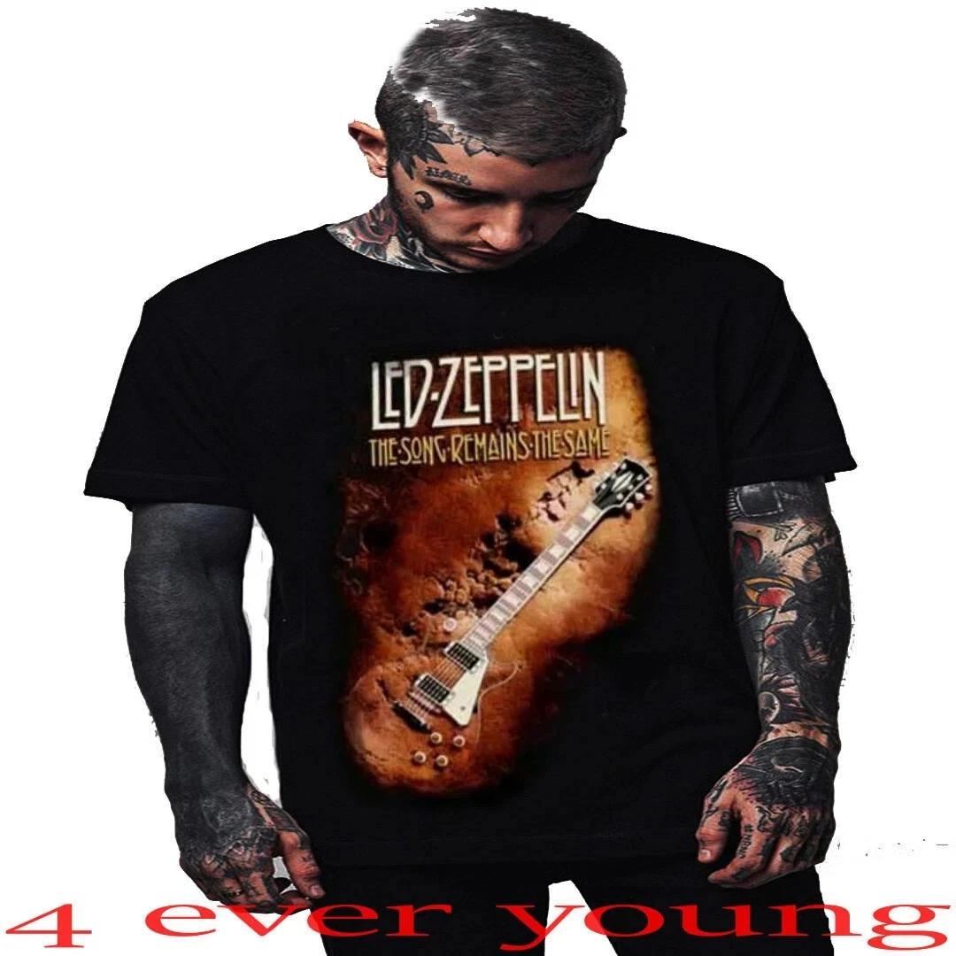 LED ZEPPELIN THE SONG REMAINS THE SAME HARD ROCK BLACK T-Shirt MEN SIZES L