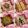 Ancient Egypt Anubis Pillow Case Soft Plush Fabric Double-Sided Printed Cushion Cover Warm Winter Sofa Pillow Case