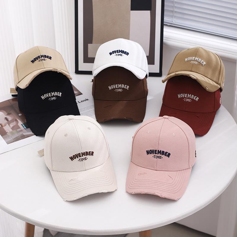 Baseball Cap Korean Version of Spring and Autumn Women's New Hard Top Fashion Men's Baseball Cap Versatile Casual Outdoor Hat Sunshade Summer