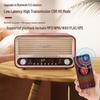 SANSUI M880 Wooden Wireless Bluetooth Speaker with CD Player & Radio CN Plug (adapter Included)