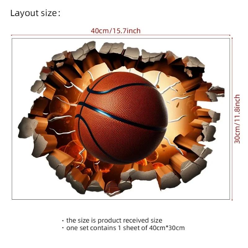 Super Wrist Breaking Wall Ball Sports Wall Stickers Children's Room Bedroom Decoration Stickers