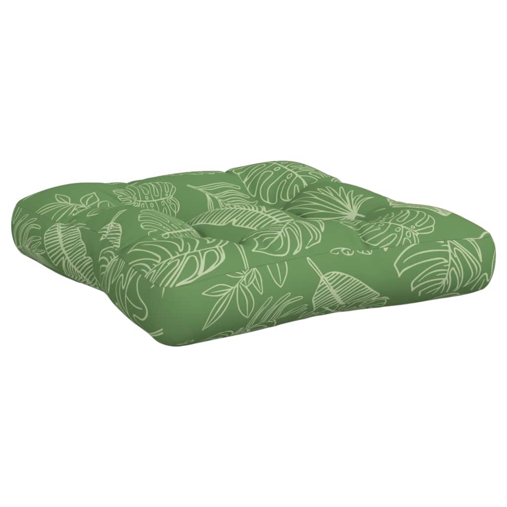 Pallet Cushions 2 pcs Leaf Pattern Oxford Fabric