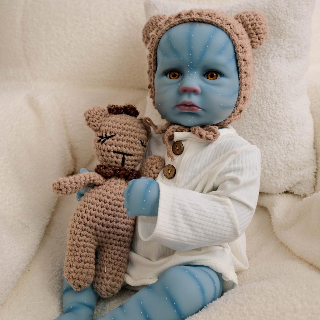 Avatar Style Silicone Baby Doll Realistic Newborn For Collectors And Gift Enthusiasts