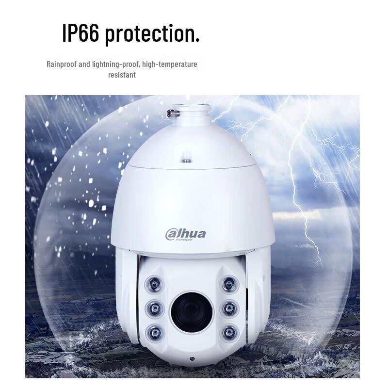 Dahua 2MP Full-Color PTZ Dome IP Camera (DH-SD6220-A) CN Plug (adapter Included)