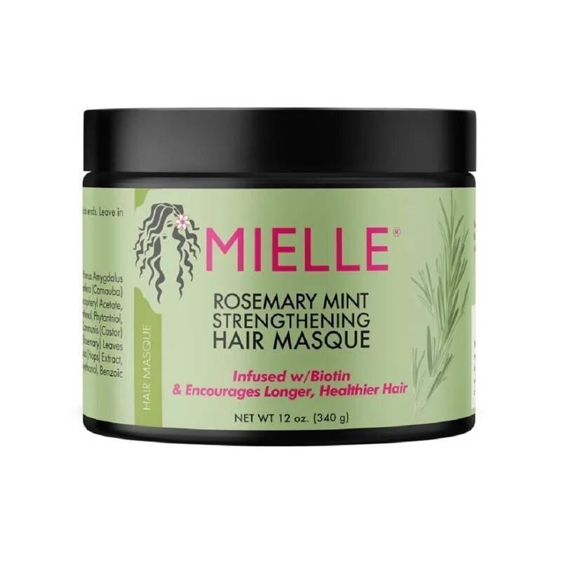 Mielle Nourishing Shampoo And Conditioner Set With Soothing Rosemary And Mint Aroma For All Hair Types 355ml Hair Masque
