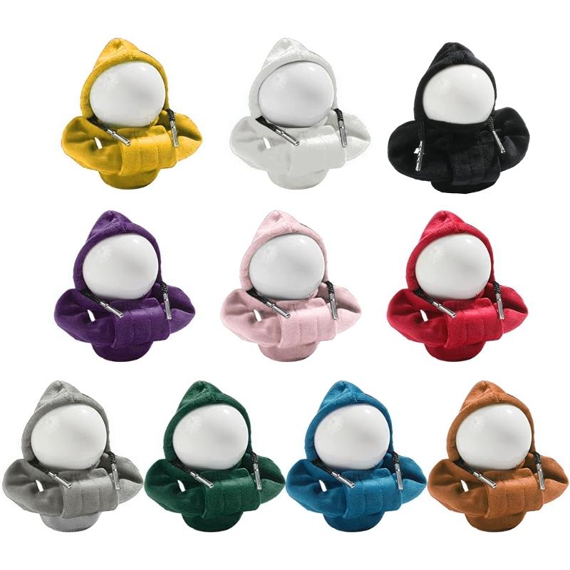Fashion Hoodies-Car Gear Shift Knob Cover Manual Handle Gear Shift Decor Hoodie Cover Automatic Car Interior Accessories