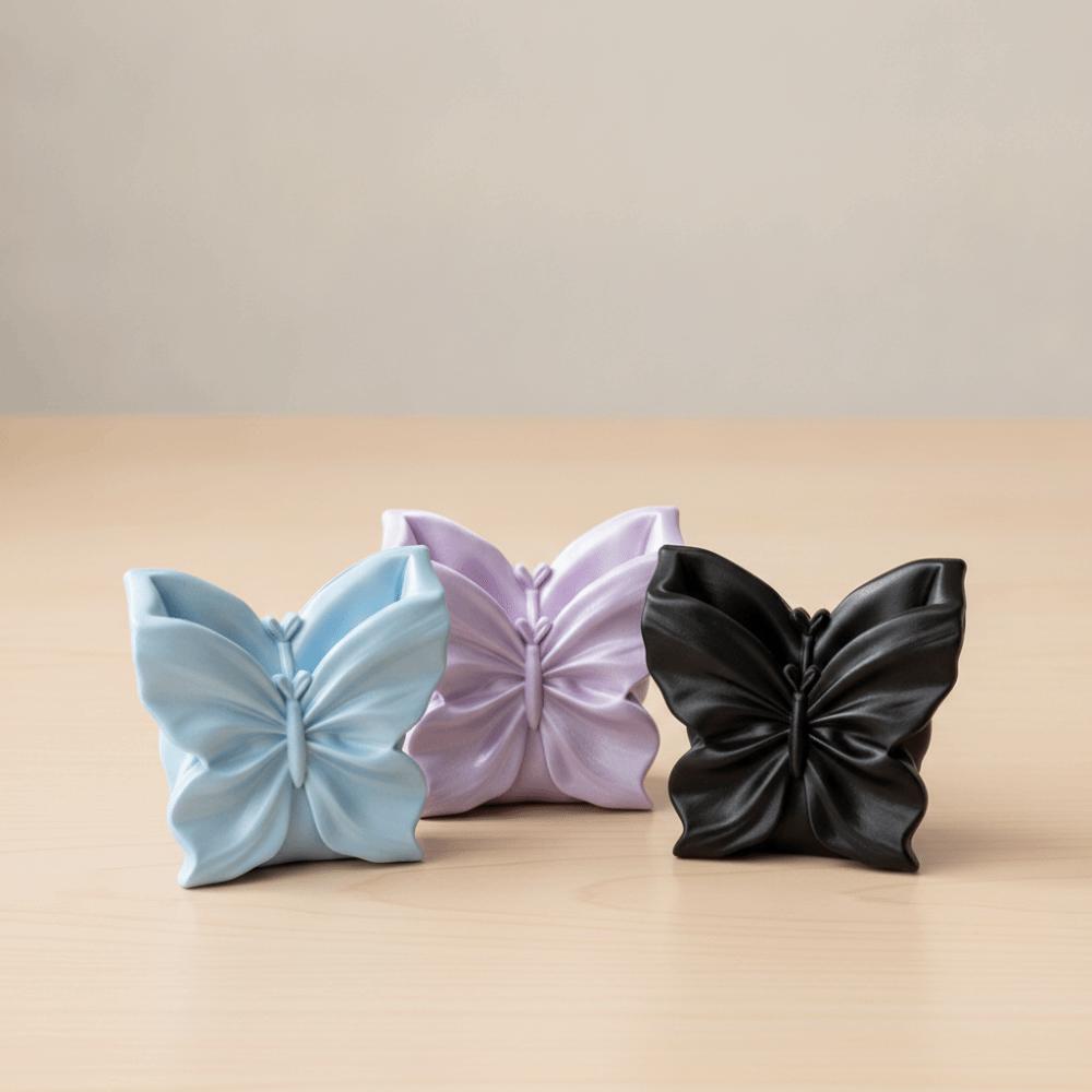 Makeup Brush Bin 3D Printed Pen Stand Simulation Butterfly Model Study Room Decor