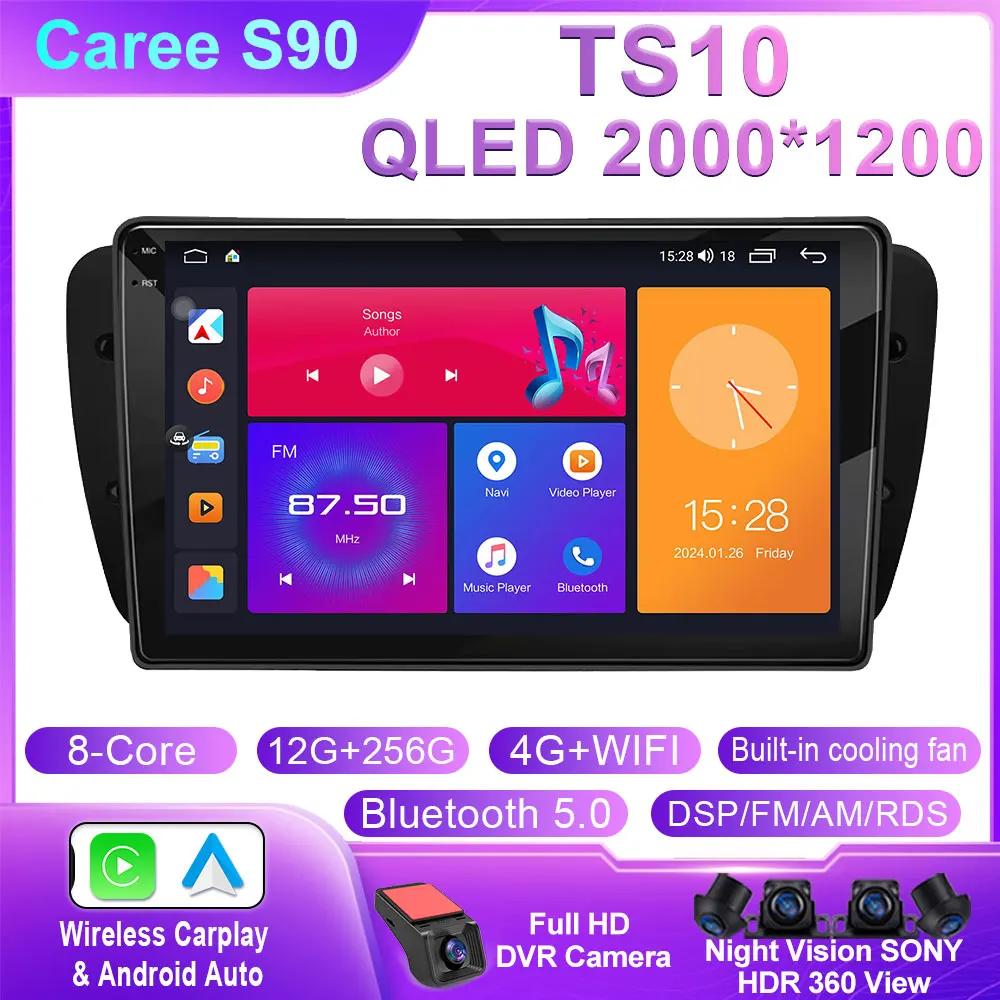 Car Radio For Seat Ibiza MK4 6J 2008-2015 Android Auto CarPlay GPS Navigation Multimedia Bluetooth 4G WIFI Car Head Unit No 2Din