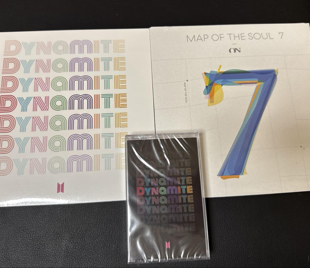 

[USED] BTS dynamite MAP OF THE SOUL 7 record cassette