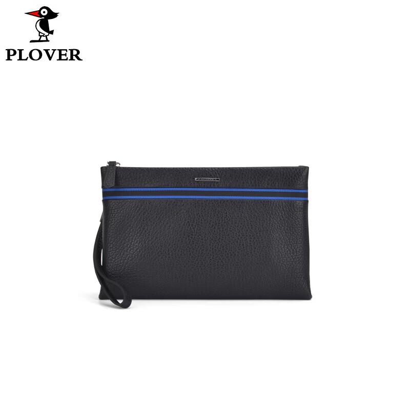 PLOVER Men s Cowhide Leather Zipper Pouch