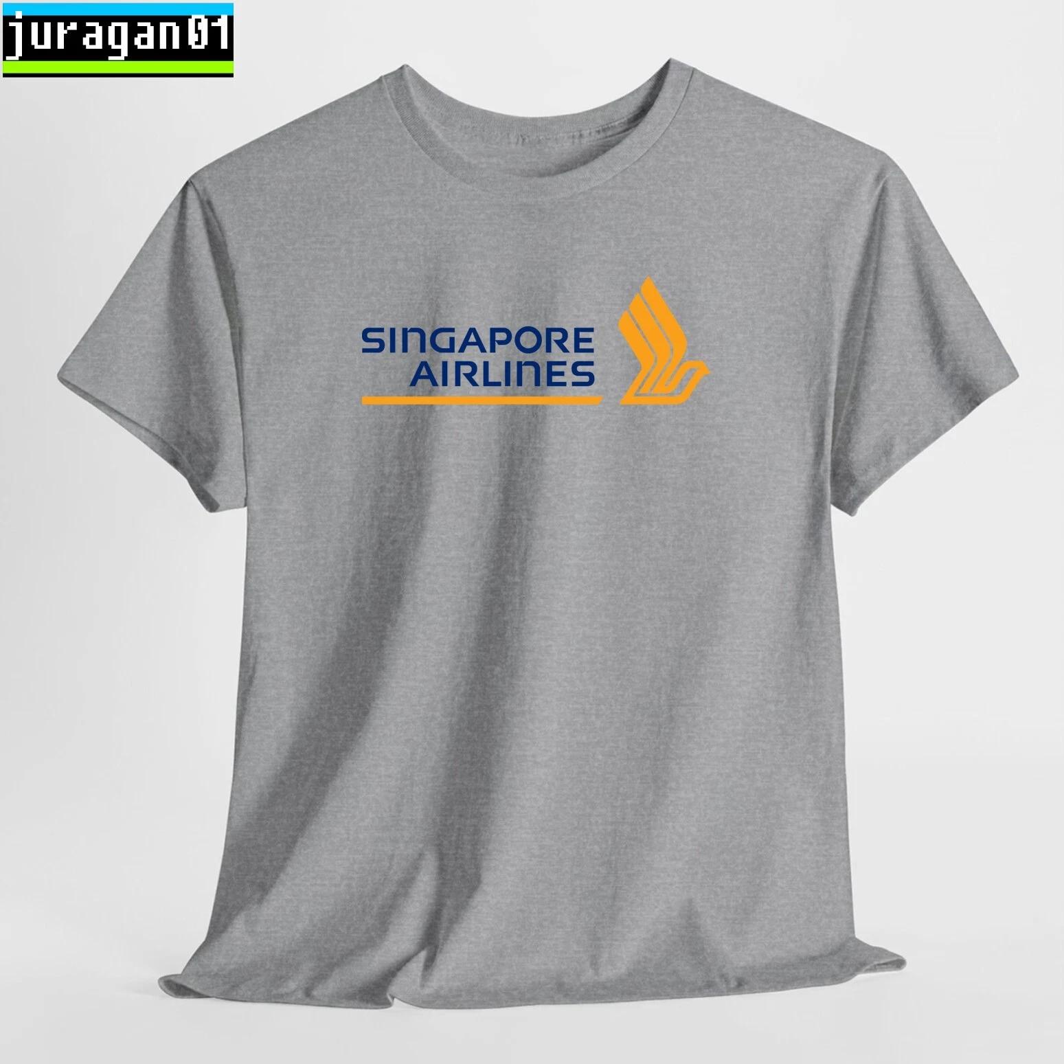 

Singapore Airlines T shirt Logo Many Colors Size S to 5XL Made in USA 2XL