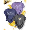 New Summer Collection: Simple and Elegant for Women 3 Individual Party Costumes Daisy and Lavender Print Floral Round Neck Casual Everyday Fashion