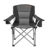 VEVOR Oversized Camping Chairs, 204 kg Heavy Duty Support, Portable Folding Camp Chairs with Padded Backrest & Armrests