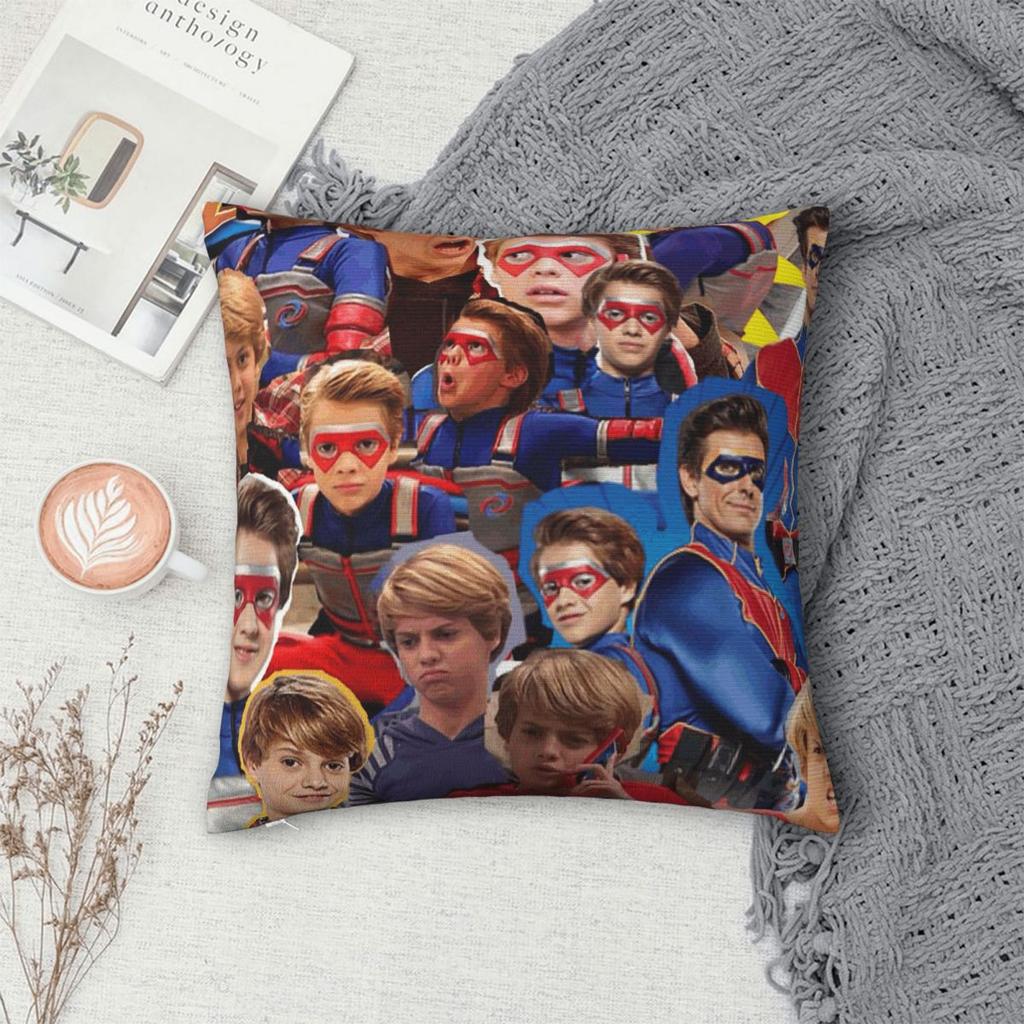 Henry Danger Square Pillowcase Cushion Cover Pillow Case Throw Pillow Cover for Home Bedroom Car