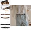 Elegant Leather Waist Belt For Women With Alphabet Design Fashionable Office And Casual Use