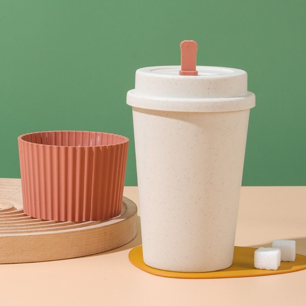 Cești de cafea rezistente la căldură cu capac Cești de lapte Cana de cafea portabilă Acasă