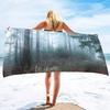 Mystery Forest Beach Towel Tree Bath Towel Bathroom Travel Sport Kitchen Hand Towels Microfiber Shower Quick Dry Swimming Cover