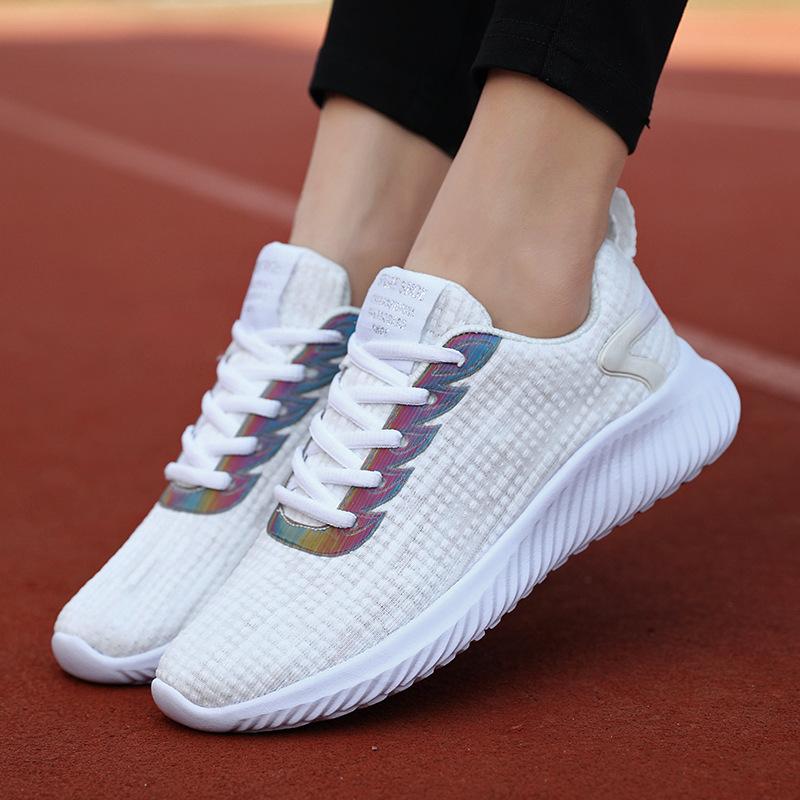 

Women s shoes running shoes spring and autumn middle school students lightweight breathable fly-woven sports women s casual shoes women s travel shoes 41