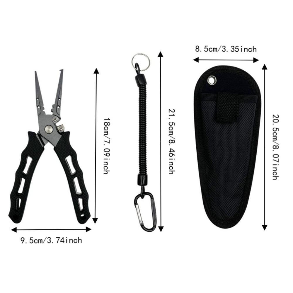Carbon Steel Fishing Pliers Multifunctional Fishing Pliers Set  Fishing Gear