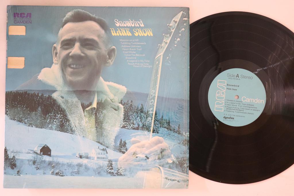 LP Record HANK SNOW - Snowbird ACL10124 RCA 1973 US Folk Used