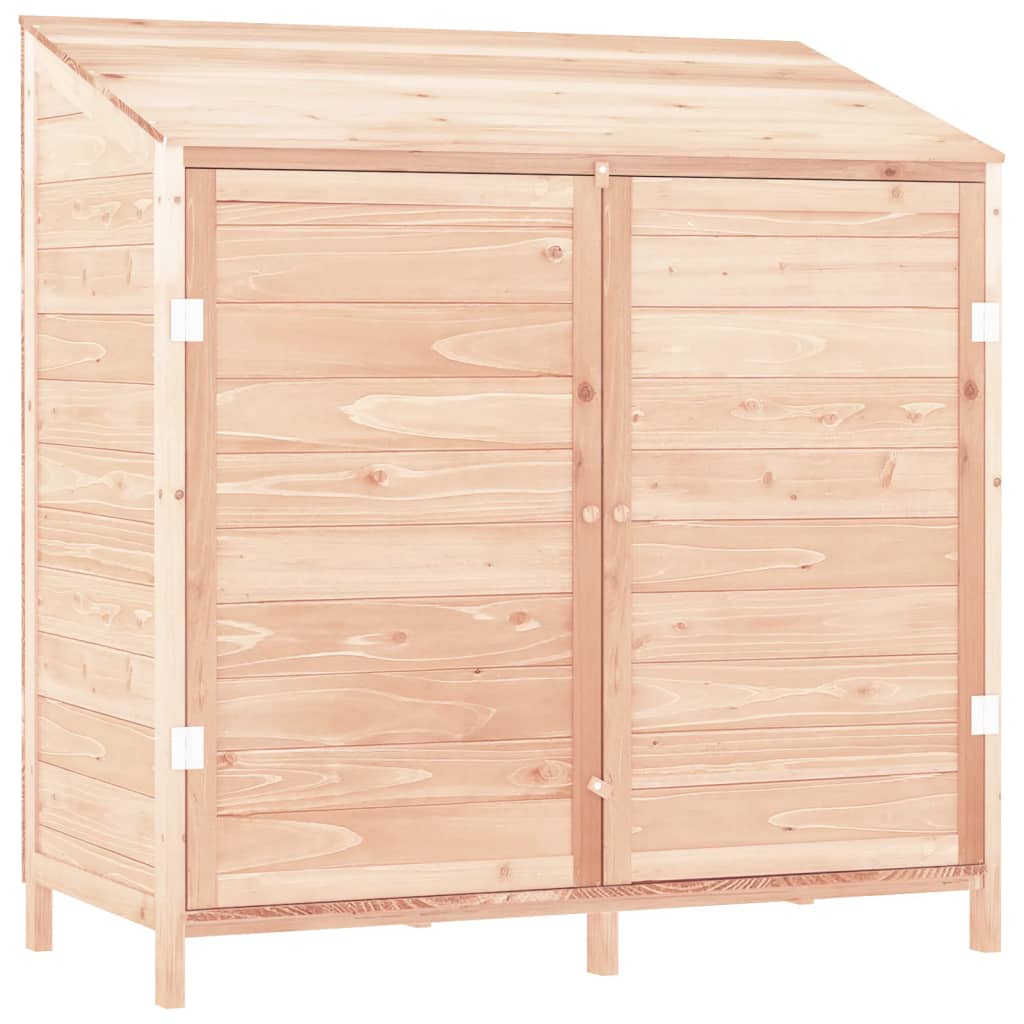 Vidaxl Garden Shed, 102X52X112 Cm, Solid Fir Wood