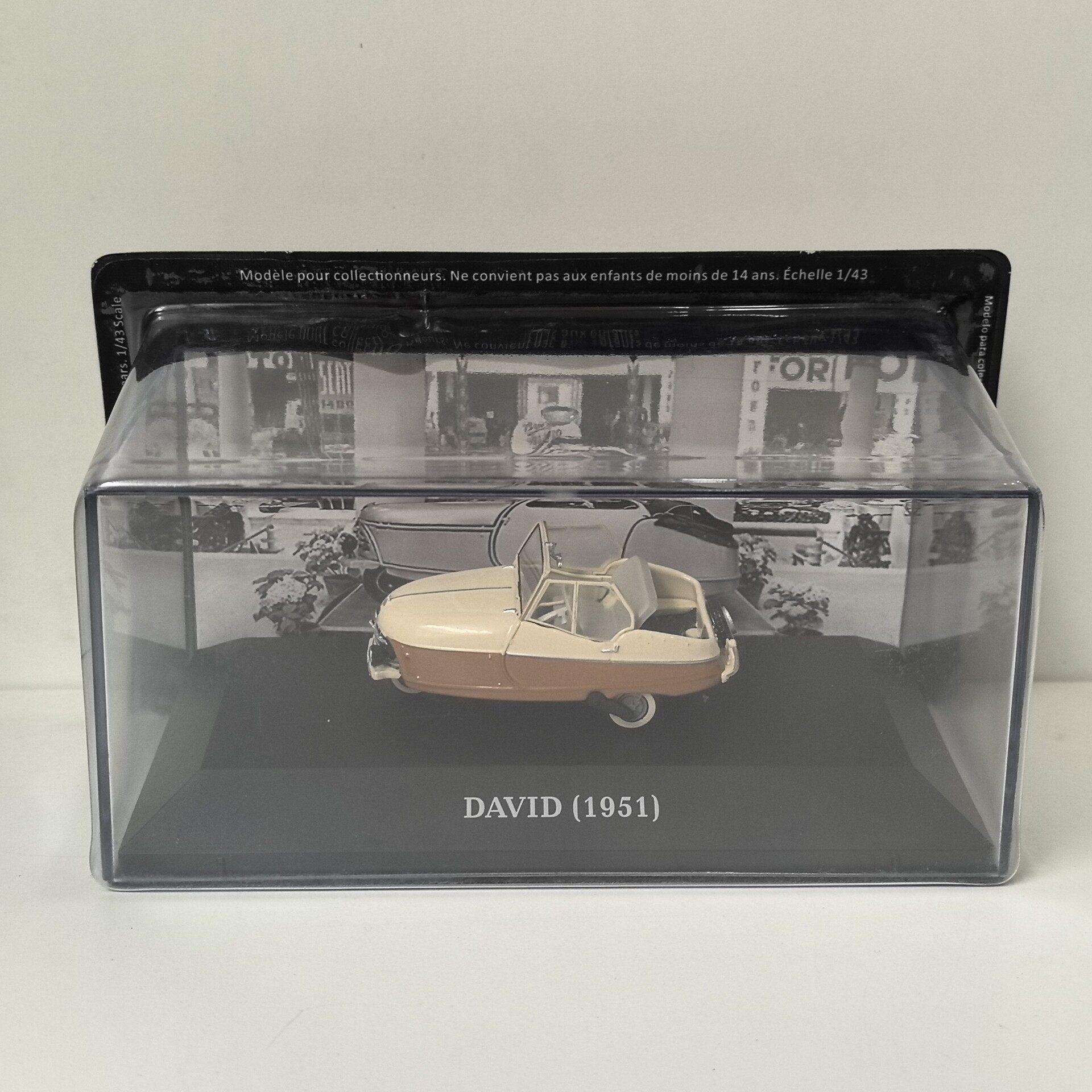 Diecast IXO 1/43 Scale DAVID 1951 Tricycle P3 Alloy Car Model