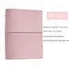 5-Ring Binder Mini Loose-leaf Notebook Faux Leather Zipper Binder Notebook  Photo Collection