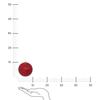 Molia Led Ball Candle Red 10Cm