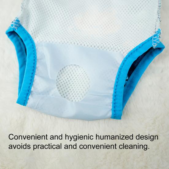 Pantaloni Mestruali per Animali Yousheng Morbidi Traspiranti Comodi Stampa Cartone Animato Cucciolo Cane Pantaloni Fisiologici Articoli per Animali
