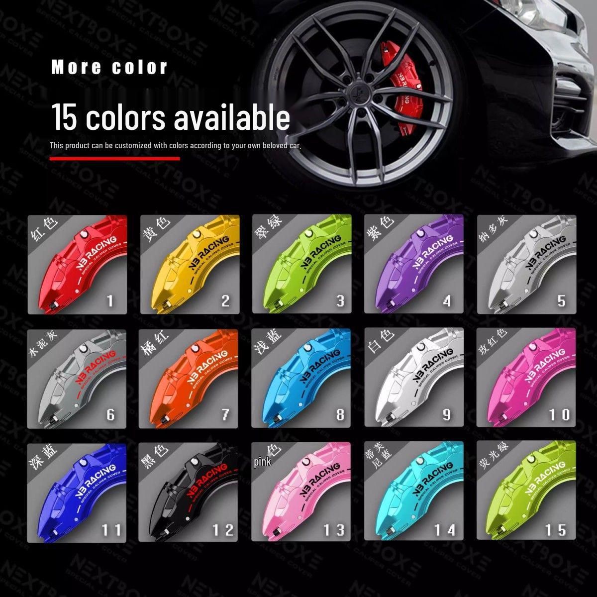 

Suitable for Xiaomi SU7: Aluminum Alloy Brake Caliper Cover Set for Sport Exterior Trim and Modification. Xiaomi SU7-2 Aluminum Alloy Painted Caliper Covers