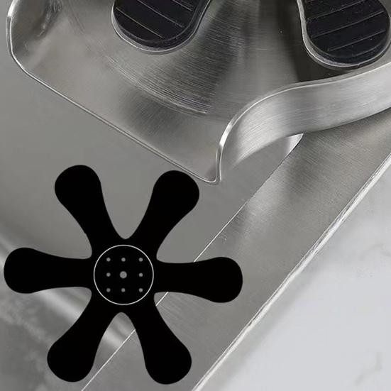 Vysokotlaký oplachovač skla 6 čepelí 9 otvorů Lis na EU zástrčku Automatické čištění Nerezová myčka na poháry Čistič Domácí bar Příslušenství ke kavárně