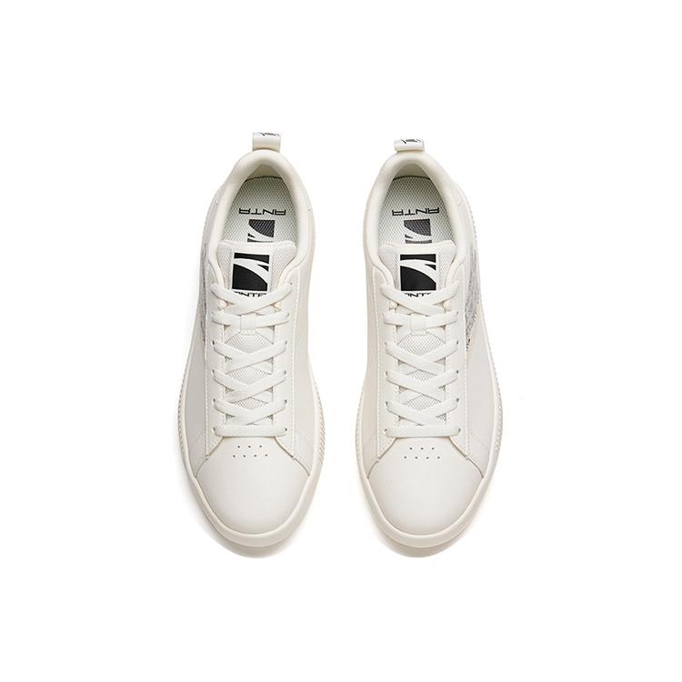 Anta Abrasion Resistant Abrasion Resistant Low top Skateboard Shoes Men's White 112218063-4