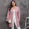 Plus-size Women's New Autumn Cardigan, Air-conditioned Sweater and Coat with Cutout