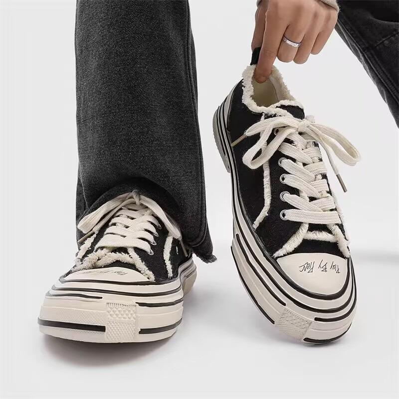 Couple model beggar canvas shoes women's new retro versatile casual sports shoes
