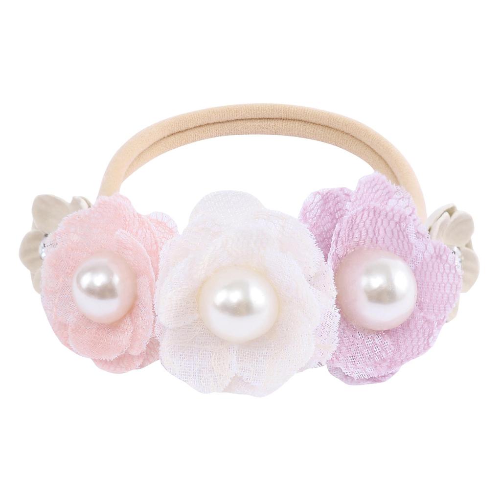 Europäisches & Amerikanisches Mode-Kreatives Nylon-Blumen-Stirnband für Kinder - Hohe Elastizität, Niedliches Baby-Fotografie-Accessoire