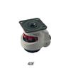 China Caster Manufacturer MSR11-1006 40F Leveling Castor,Foot Operated Leveling Caster Wheel
