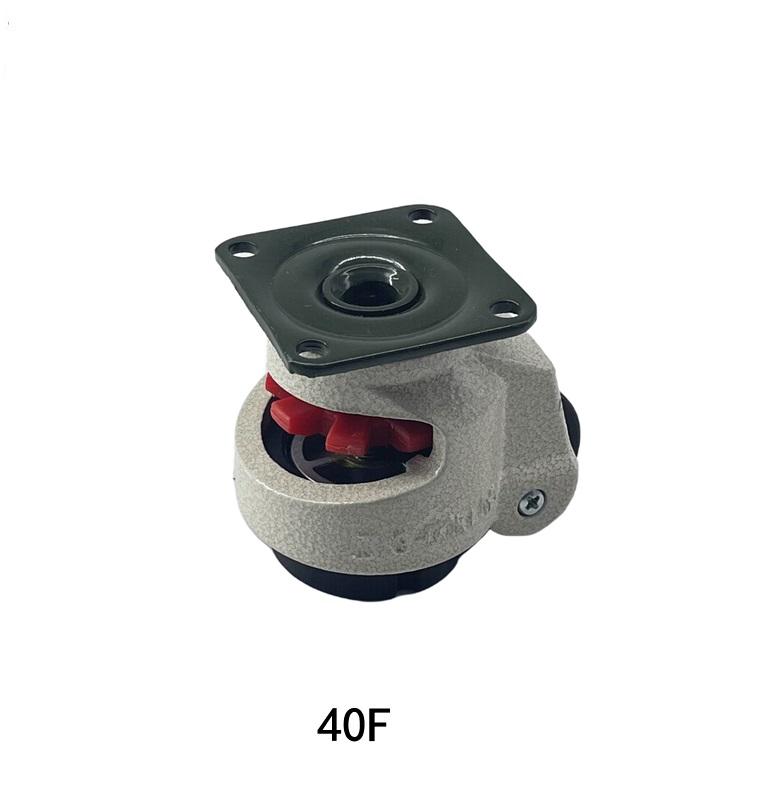 China Caster Manufacturer MSR11-1006 40F Leveling Castor,Foot Operated Leveling Caster Wheel