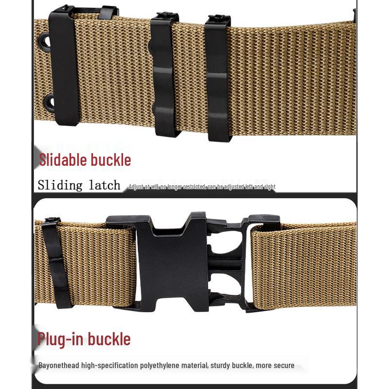 Blackhawk Tactical Men's Canvas Waist Belt: Outdoor Training & Casual Military Style