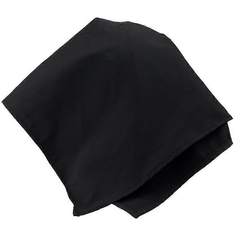 Travel Gathering Self Tie Turban Hat Outdoor Sports Camping Baseball Caps Woman Man Adjustable Head Size Cycling Hat  Black