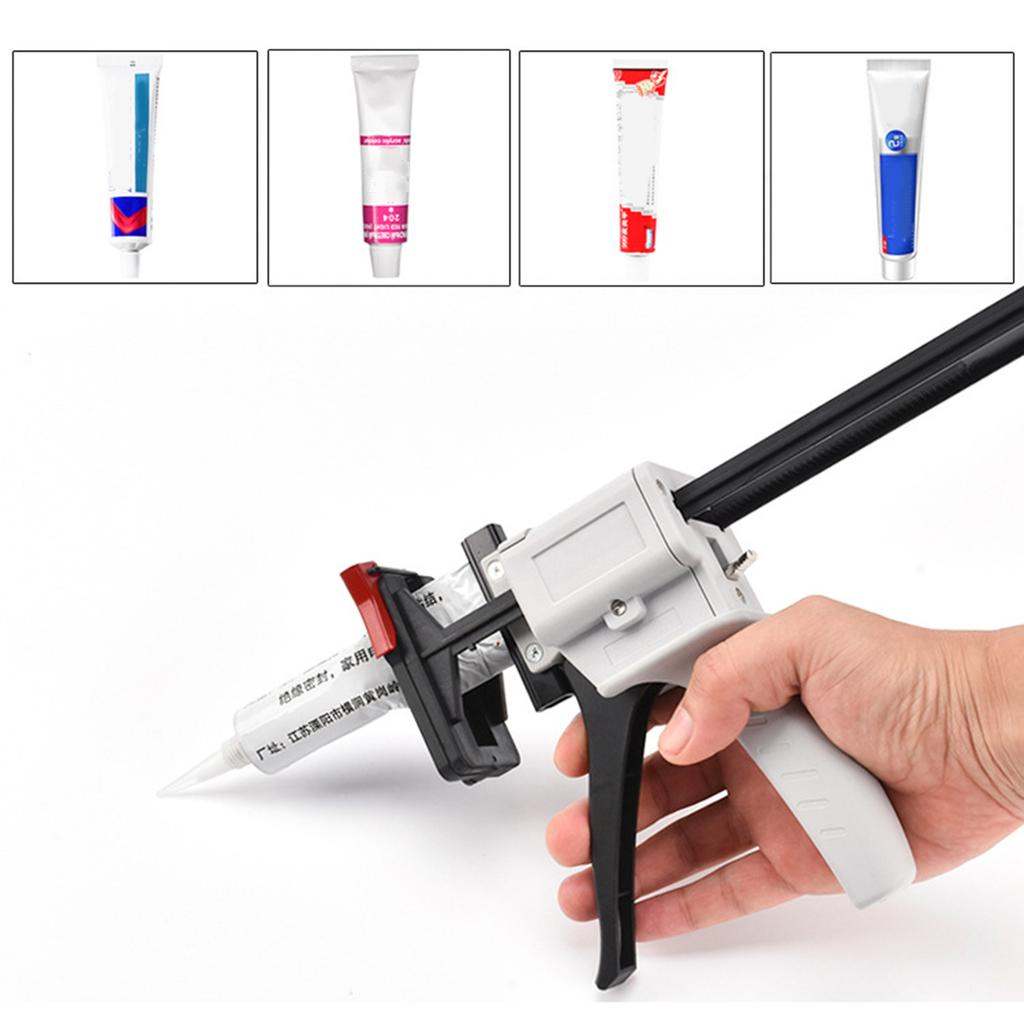 Silicone Glues Guns for Manual Extrusion of Toothpaste Tube Glues Dispensing Tool Aluminum Tube Squeezer Extruder Guns