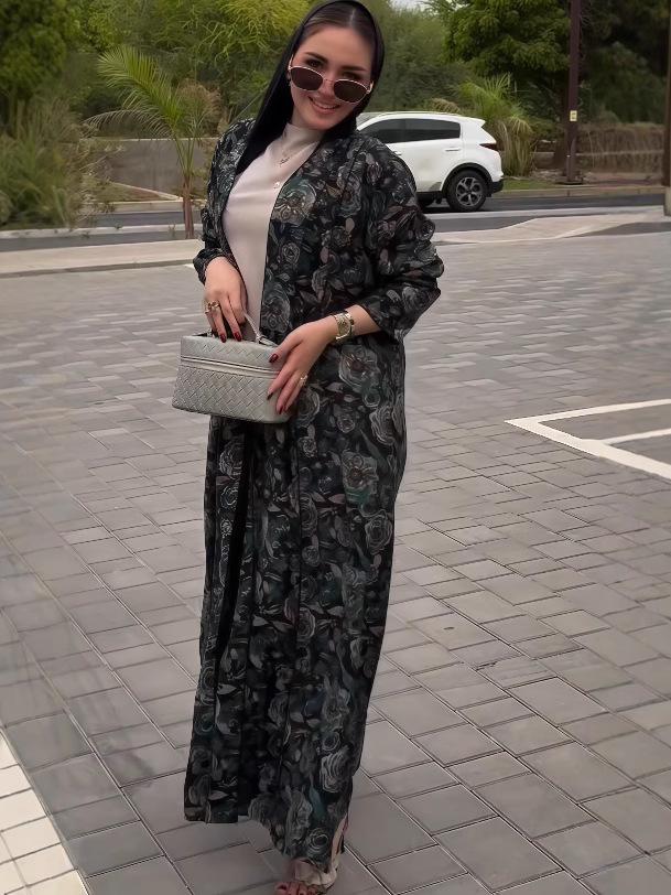2025 European & American Designer Style Casual Mid-Length Shawl Coat