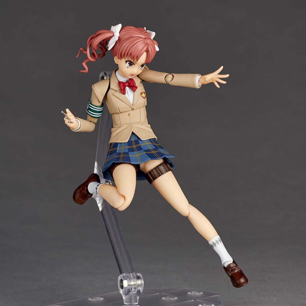 Revoltech Amazing Yamaguchi A Certain Scientific Railgun Kuroko Shirai Action Figure (Winter Ver.)