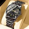 Men'S Watch Double Calendar Fashion Casual Business Simple High-End Quartz Watch