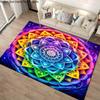 15 Size 3D Mandala Area Carpet Rug for Living Room Bedroom Home Sofa Doormat Decoration,kids Non-slip Floor Mat Gift