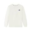 Skechers Sports Lifestyle Series Loose Fit Printed Pullover Knit Long Sleeve Sweatshirt Unisex Tops Cotton-Candy-White L225U051-0074