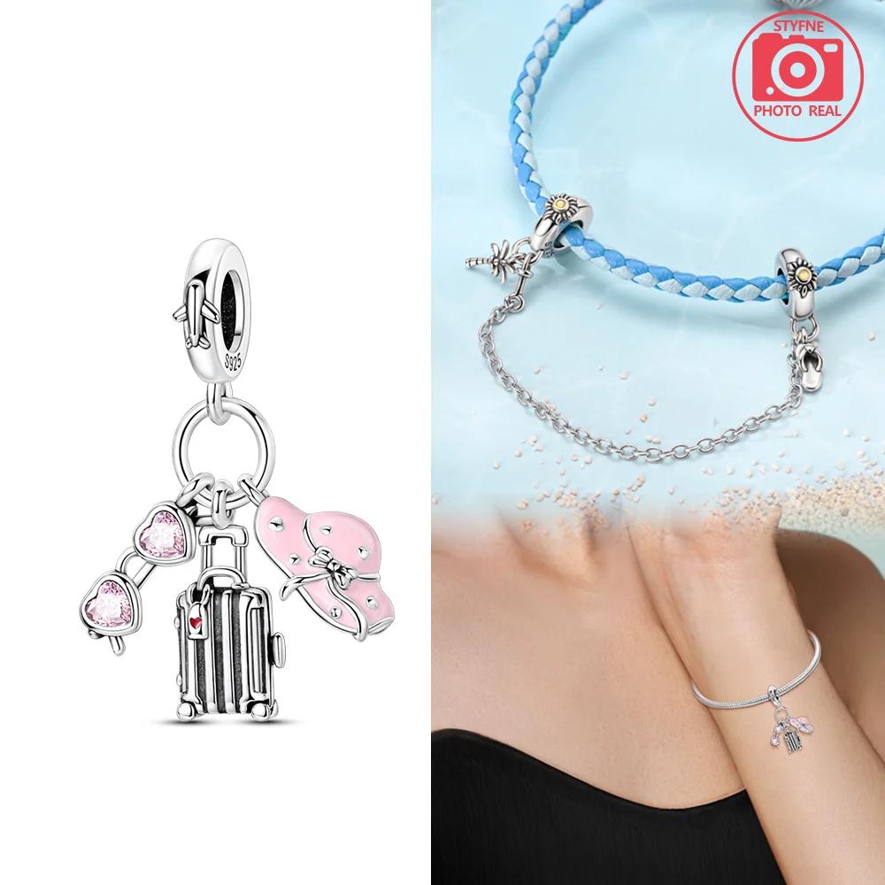 New Copper Colors Afternoon Tea Pendant Fit Copper Colors Original Bracelets Diy Birthday Jewelry Gift