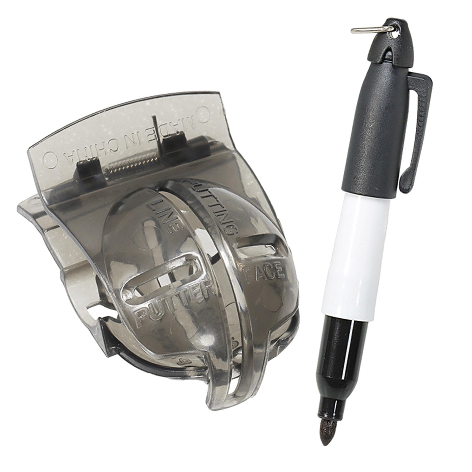 

4 шт. маркер для рисования линий мяча для гольфа, инструменты для выравнивания шаблона, набор маркеров для разметки с маркером для обучения гольфу