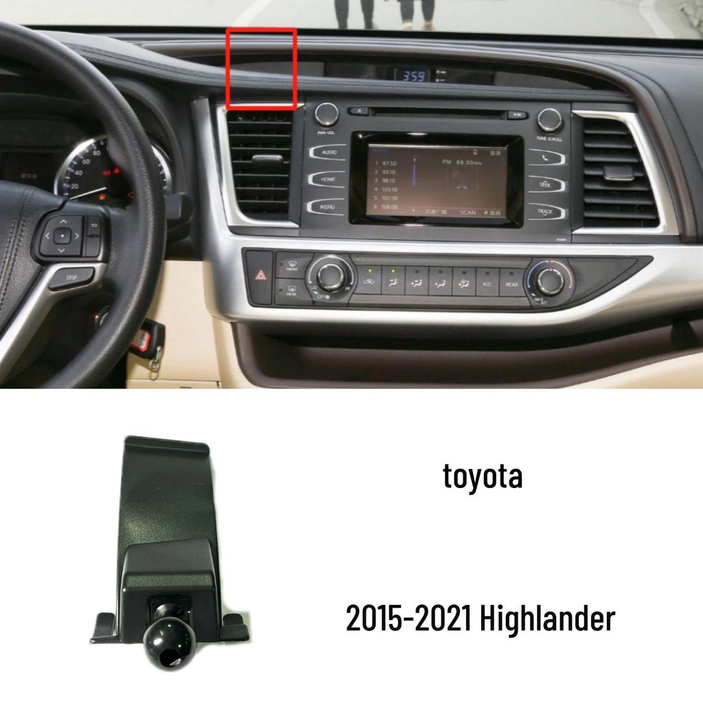 Car Phone Holder for Toyota 6th Gen Camry, Corolla, Highlander - Clip Base Accessory