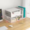 Metal Desk File Organizer Multi-functional Space-saving Document Storage Shelf Integrated Storage Document Management Rack